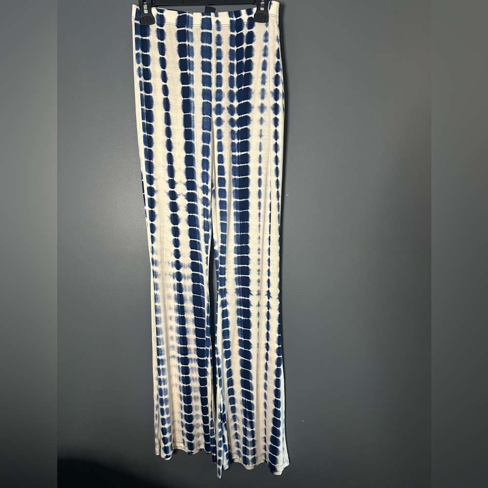 Tie dye flare pants